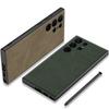 New Samsung S23 Ultra Frosted Leather Fully Inclusive Protective Case S23Plus Anti Fingerprint S23 Patch Mobile Phone Case