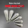Teardrop Lead Sinker with Ring - Anti-Snag Long Cast Rod Fishing Accessory