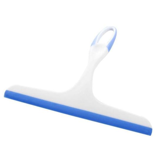 Glass Window Wiper Soap Cleaner Squeegee Shower Bathroom Mirror Cleaning Brush синий