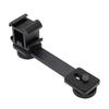 Tripod Mount with Long Horizontal Bar, Flash Hot Shoe, Multi-Position Phone Holder, and Fill Light Bracket