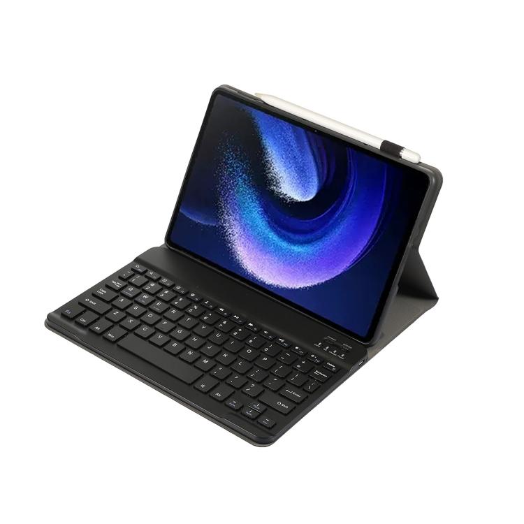 For Xiaomi Pad 6 / Pad 6 Pro A0N7 Lambskin Texture Ultra-thin Bluetooth Keyboard Leather Case