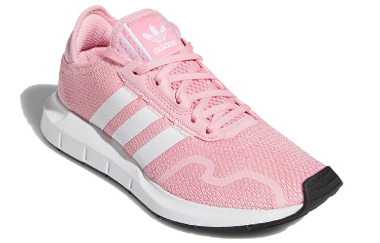 Adidas Originals Swift Run X Cushioning, Wear Resistant Low top Kids' Running Shoes Pink White FY2148