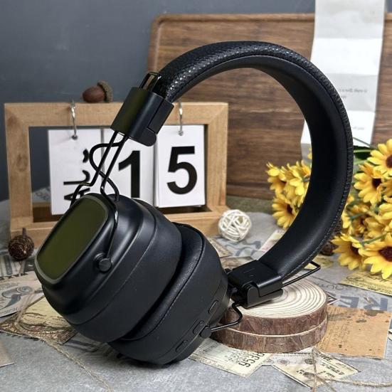 1 Set Wireless Headset Luminous Earphone Active Noise Reduction Bluetooth-compatible Headphone for Music Call
