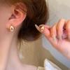 Korean Style Small Oval Geometric Earrings for Women - Hip Hop Sweet Cool Creative Accessories