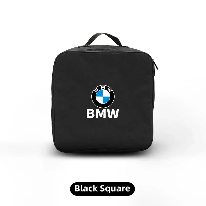 Nueva Caja de Almacenamiento para Cable de Carga de Coche Eléctrico Bolsa de Transporte para Cables Cargadores Organizador de Maletero Para BMW X3 X5 M5 M3 E46 E90 E60 F10 E39 F30