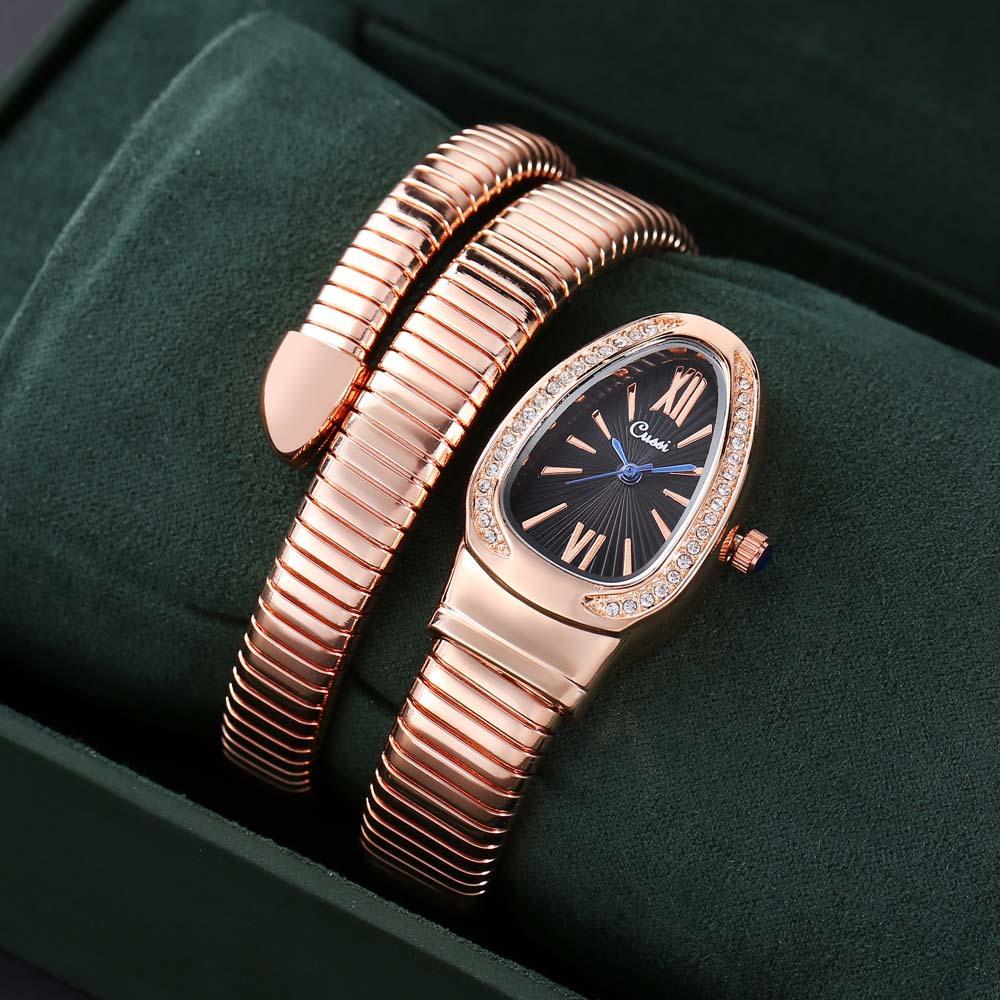 Schlangenarmbanduhr Damenarmbanduhr Quarzuhr