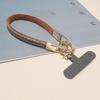 PU Leather Leather Wrist Mobile Phone Lanyard Phone Anti-loss Sling Lanyard  Female Lady Girl