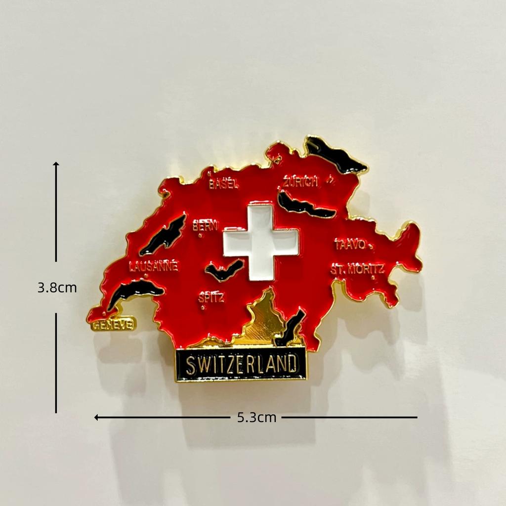France Switzerland Germany Belgium Austria United Kingdom Fridge Magnet Stickers Travel Souvenir Gift Landscape Refrigerator Magnet Home Kitchen Decor