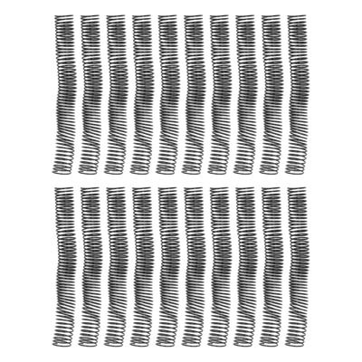20Pcs Plastic Spiral Binding Coils 32mm Diameter 48 Teeth 4:1 Pitch 280 Sheet Capacity Binding Spirals for Document