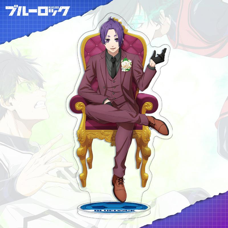 Standee Prigione Blu 16cm Fronte-Retro HD Anime Segno Acrilico Standing Standee