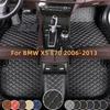 Car Floor Mats For BMW X5 E70 2006-2013 Leather Full Coverage Auto Floor Mats Luxury Floor Liners Interior Accessories