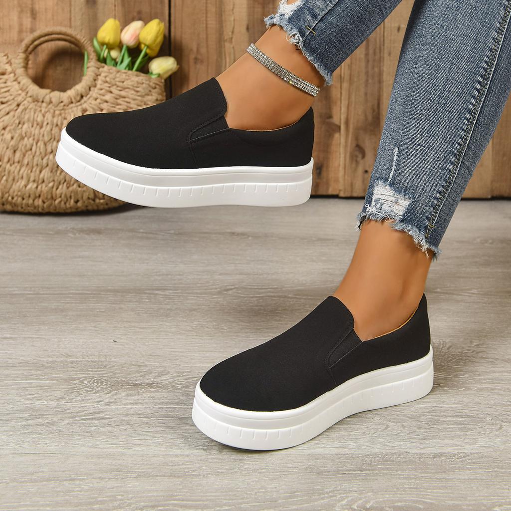 Fashion Shoes for Women Spring Leisure Sneakers New Womens Lazy Footwear Lightweight Thick Sole   Platform Women Shoes Size 36-43