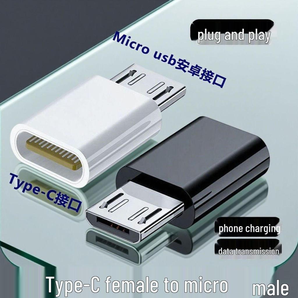 Micro USB to Type-C Adapter Cable for Xiaomi, Huawei, OPPO Charging