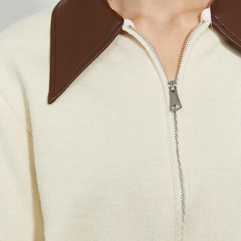 Women's Patchwork Lapel Knitted Cardigan