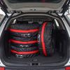 Waterproof Universal 4pcs/Set Spare Tire Cover Case Polyester Car Tires Storage Bag Carrier Auto Tyre Wheel Protector Dustproof