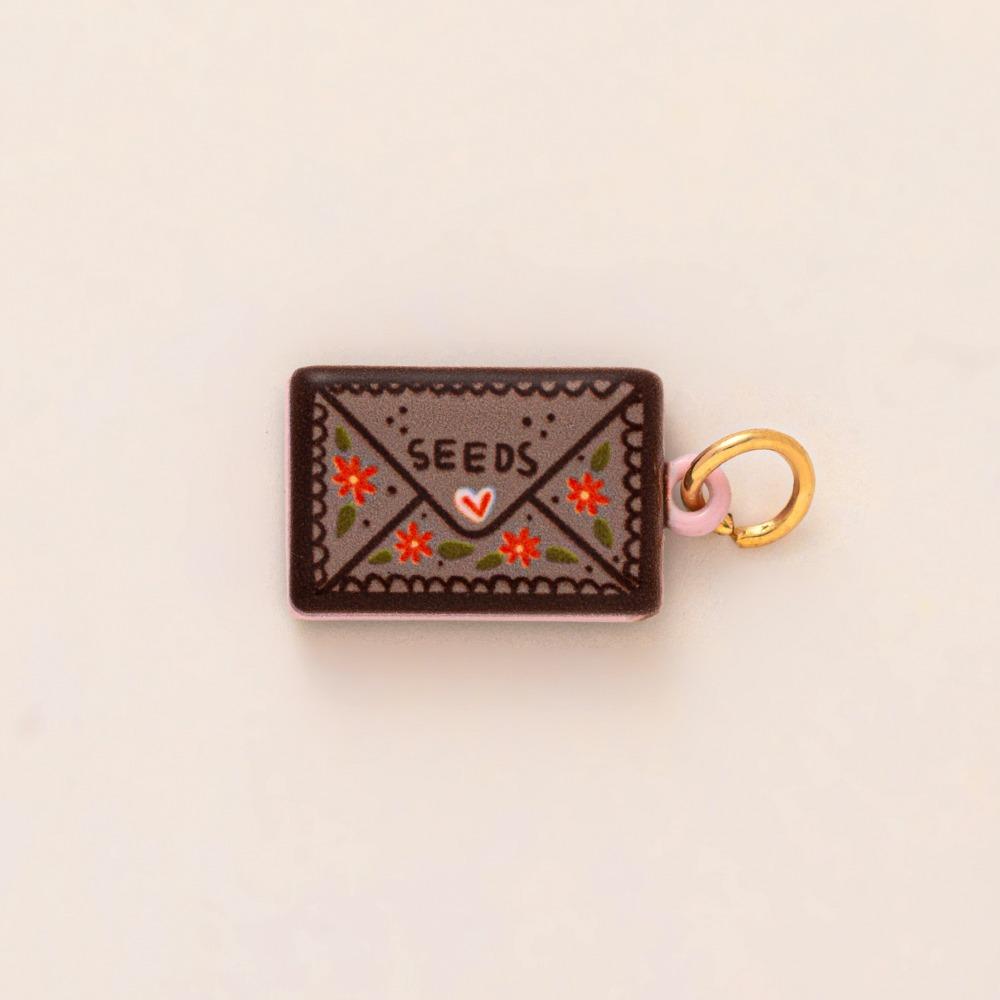 

Colorful Hand-Drawn Pendant Charms Handcrafted Geometric Shape Jewelry Charms Gift DIY Necklace Making Connector Charms Making