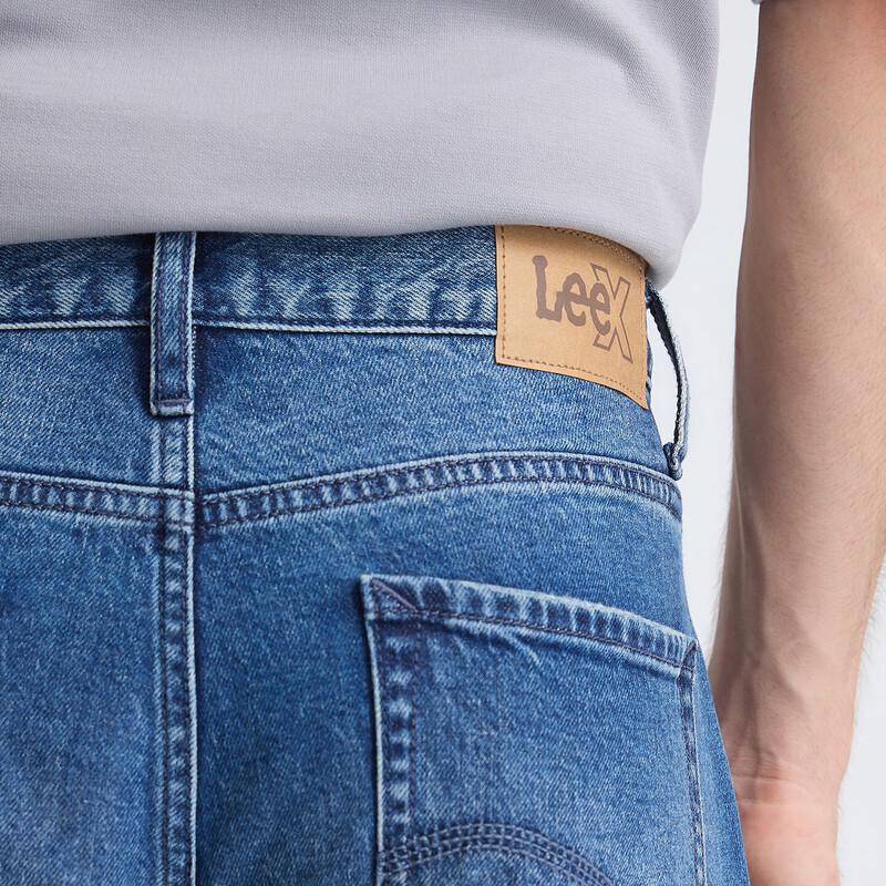 Lee Unisex Loose Fit Wide-Leg Denim Jeans