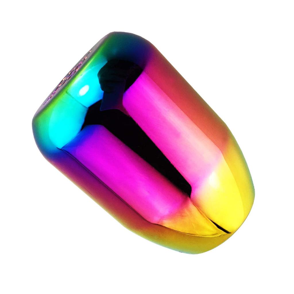 Abfer Schaltknauf Kurz und Aluminium für Schalthebel Universal Passend für Automatik und Manuell Auto Innenraum 5-Gang Knauf, Beschwert, Legierung, Autos,