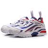 Li Ning Aurora Skyline Cushioning Slip Resistant Mid Top Chunky Sneakers Men's White Blue Red AGLN235-2
