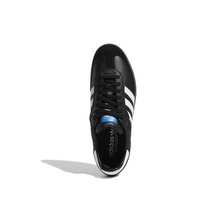 Adidas Samba ADV Schwarz Weiß Gummi Herren Sneaker Core-Black Cloud-White Gold-Metallic GW3159