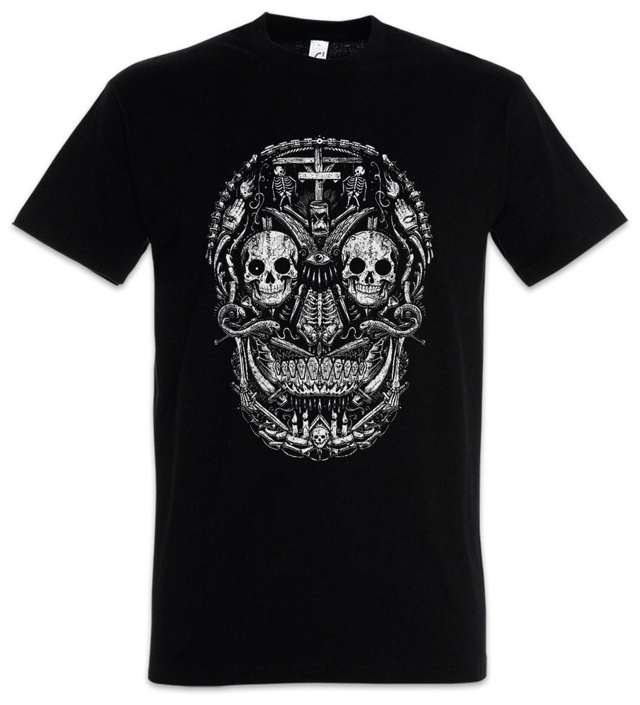 

MEXICAN SKULL I T SHIRT Gang Latino Mexico Sugar Latin Dias De Los Muertos XL