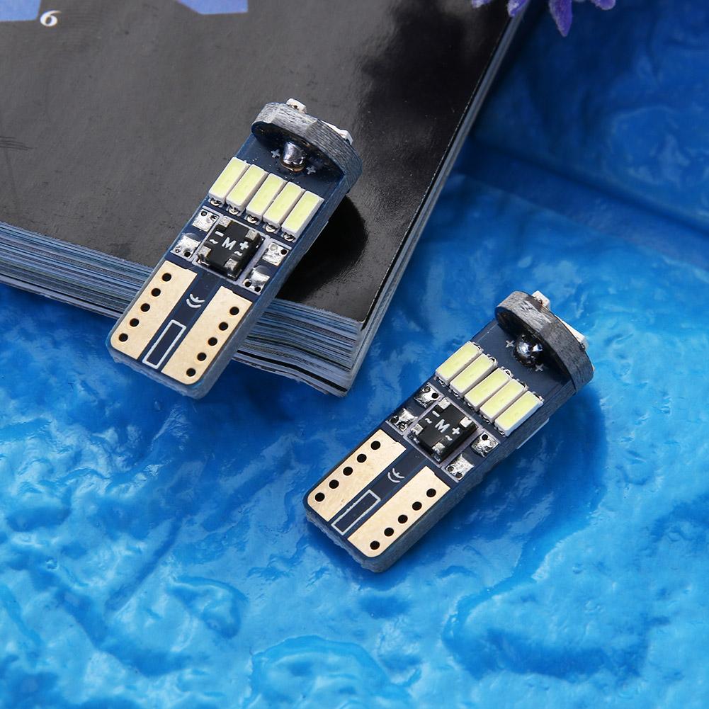 2 szt. T10 4014 15SMD LED Szerokość samochodu Światła lampy tablicy rejestracyjnej Żarówki