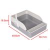 Toilet with Spoon High Sided Semi Enclosed Portable Cat Litter Tray Sand Box for Indoor Cats