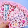 Flower Diamond Crystal Gem Stickers for Girls - Bindi Makeup & Dress-Up Reward Stickers