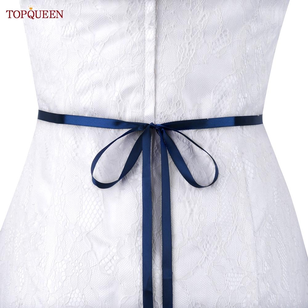 

TOPQUEEN Новый стильный свадебный пояс, серебряный необычный ремень со стразами для женщин, аксессуары для свадебного платья, атласная лента, пояс S51