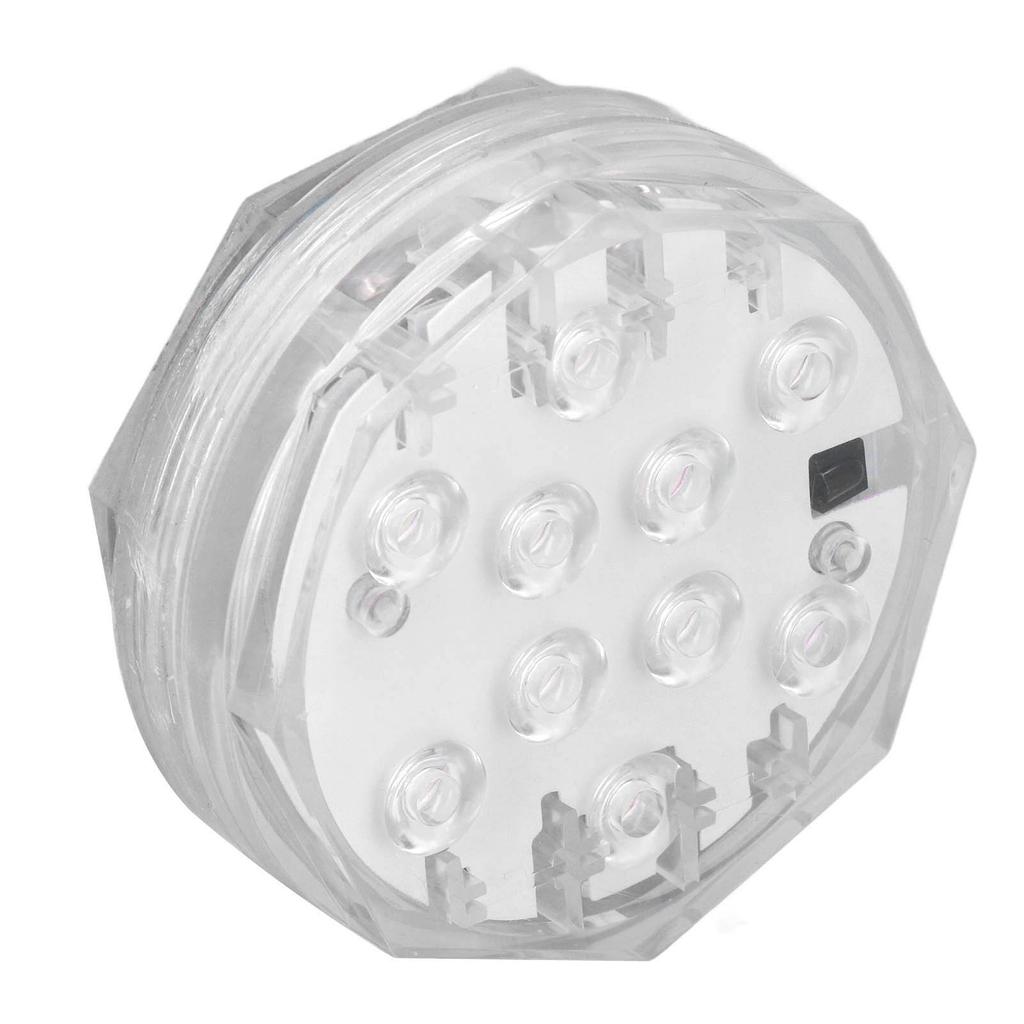 RGB Underwater Spot Light with Remote Control Submersible LED Light IP68 Waterproof for Aquarium
