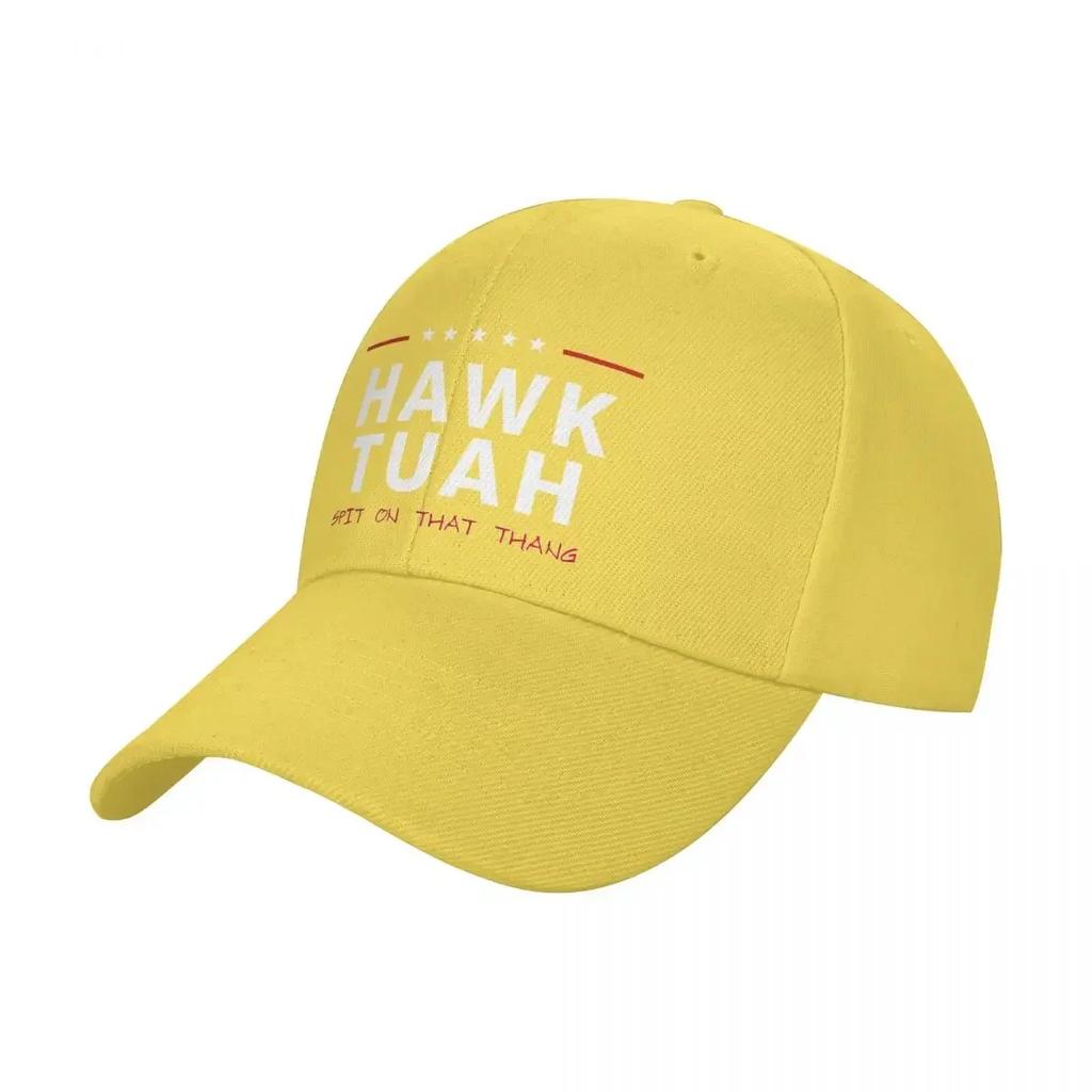 Hawk Tuah Spuck auf das Ding Baseballkappe Unisex HipHop Sonnenhut Lustige Meme Mütze Verstellbare Snapback Kappen Sonnenhüte Sommerkappen