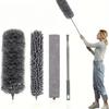 Electrostatic Dust Duster Retractable Long Pole Chenille Lightweight Household Fan Window Sill Cleaning Household Cleaning Tool