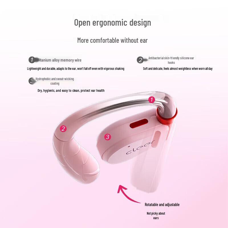 Cleer ARC II Open-Ear Bone Conduction Sport Headphones