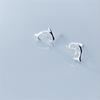New Fashion Little Dolphin 925 Sterling Silver Jewelry Personality Ocean Simple Animal Popular Women Stud Earrings E120