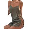 Lace Satin Suspender Lingerie: Women's Summer Nightdress & Pajama Set