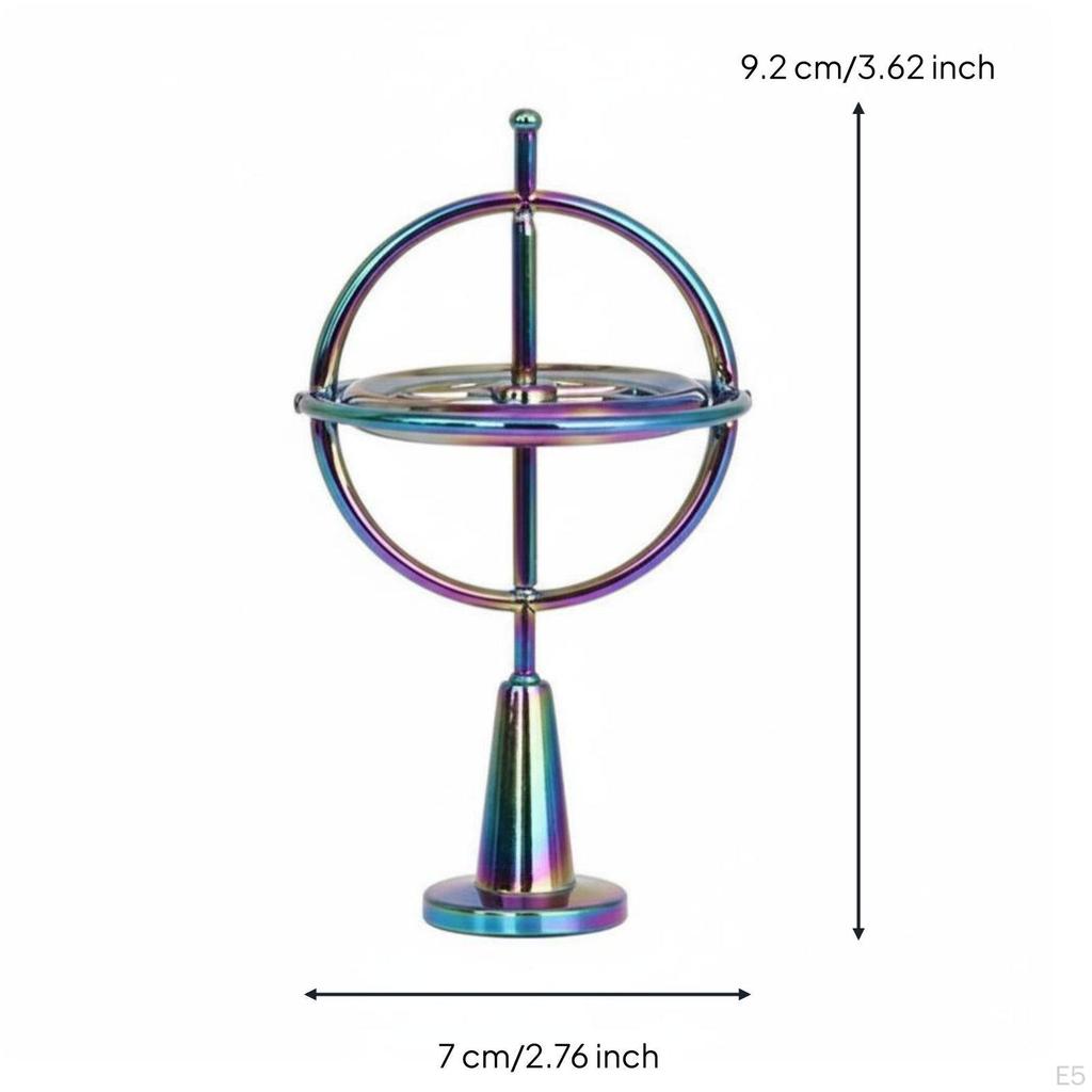 Metal Rotational Balance Toy Prolonged Rotation Weightless Effect Educational Gift