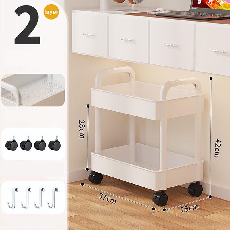 Organizatoare de bucătărie și raft de depozitare, cărucior de uz casnic cu roți, accesorii multifuncționale pentru casă, raft mobil, cărucior, raft de cărți