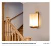 Modern Minimalist LED Wood Wall Lamp for Bedroom, Living Room, Corridor, Staircase, or Balcony