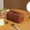 Women Vintage Flower Cosmetic Bag Fashion Portable Waterproof Makeup Orgainzer Pouch Washbag Large Capacity Travel Zipper Bags