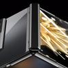 Für Honor Magic V2 5G Scharnierschutz Ständerhülle Transparentes PC Galvanisiertes Handyhülle mit Blickschutz Panzerglasfolie