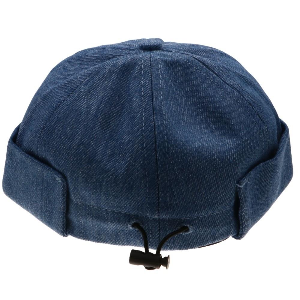Adjustable Baby Brimless Hat Letter Embroidered Landlord Cap Retro Children Melon Beanie  Summer