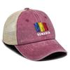 Czapka typu snapback z nadrukiem flagi Rumunii, patriotyczna czapka taty, nakrycie głowy, daszek przeciwsłoneczny, retro, osłona przeciwsłoneczna, regulowana czapka typu trucker