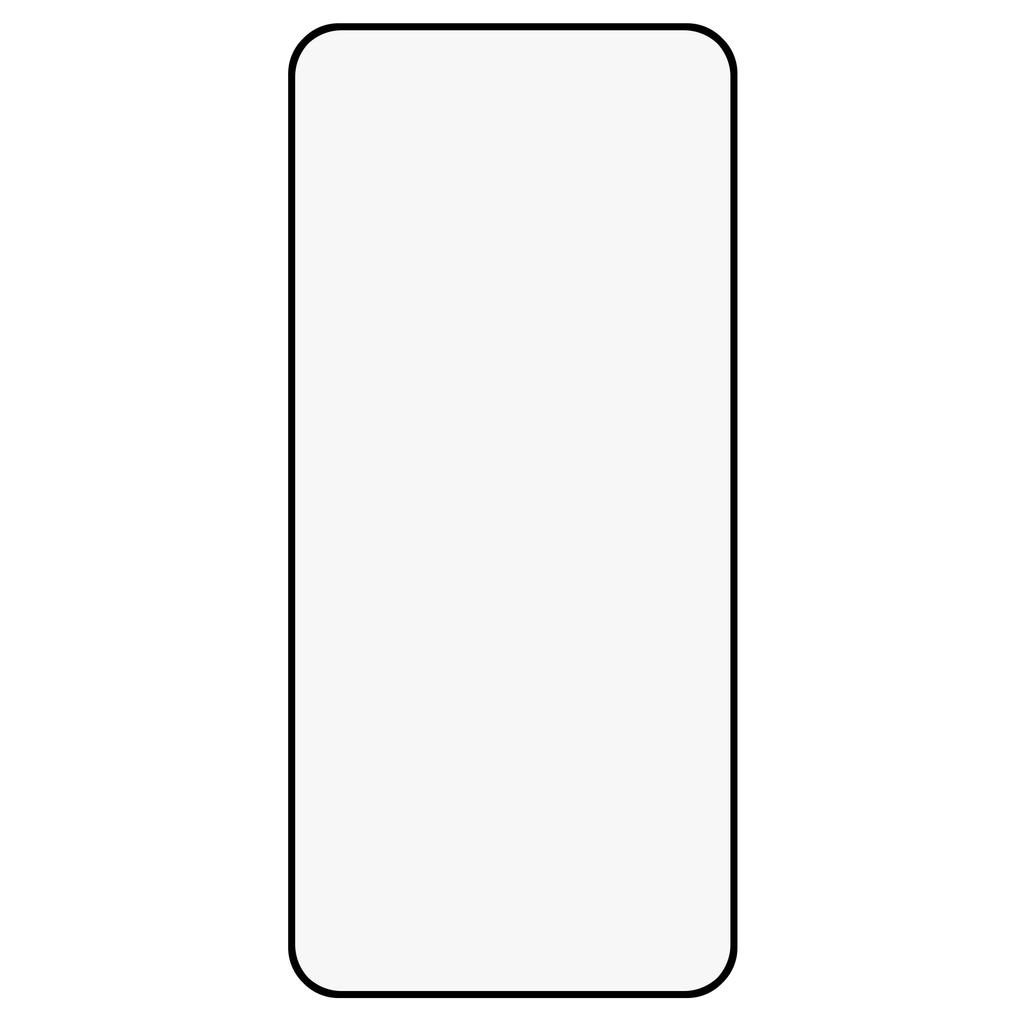 Für OnePlus Nord CE4 Lite 5G/Oppo K12x 5G (China) Gehärtetes Glas Galvanisiert Anti-Fingerprint Siebdruck Vollflächig Klebender Displayschutz