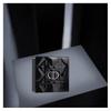Dior Schwarze Emaille-Kosmetik-Werkzeugbox mit Spiegel, tragbar, 1 Stück