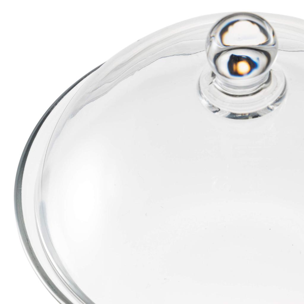 Aoyama Glass Small Bowl with Lid, Storage Container, 12cm, Made in Japan, AMG-1124-S