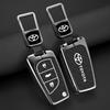 OFWP3 For Toyota Auris Corolla Avensis Verso Yaris Aygo Scion TC IM 2014 2015 2016 Key Bag New Zinc Alloy Car Remote Key Case Cover