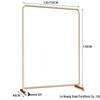Women's and Children's Floor-Standing Clothing Display Rack with Hanging Rod