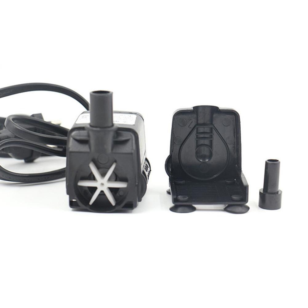 Submersible Water Pump 450L/H Pet Water Fountain Pump Ultra-Quiet Pool Filter Pump for Aquarium Rockery Fountain