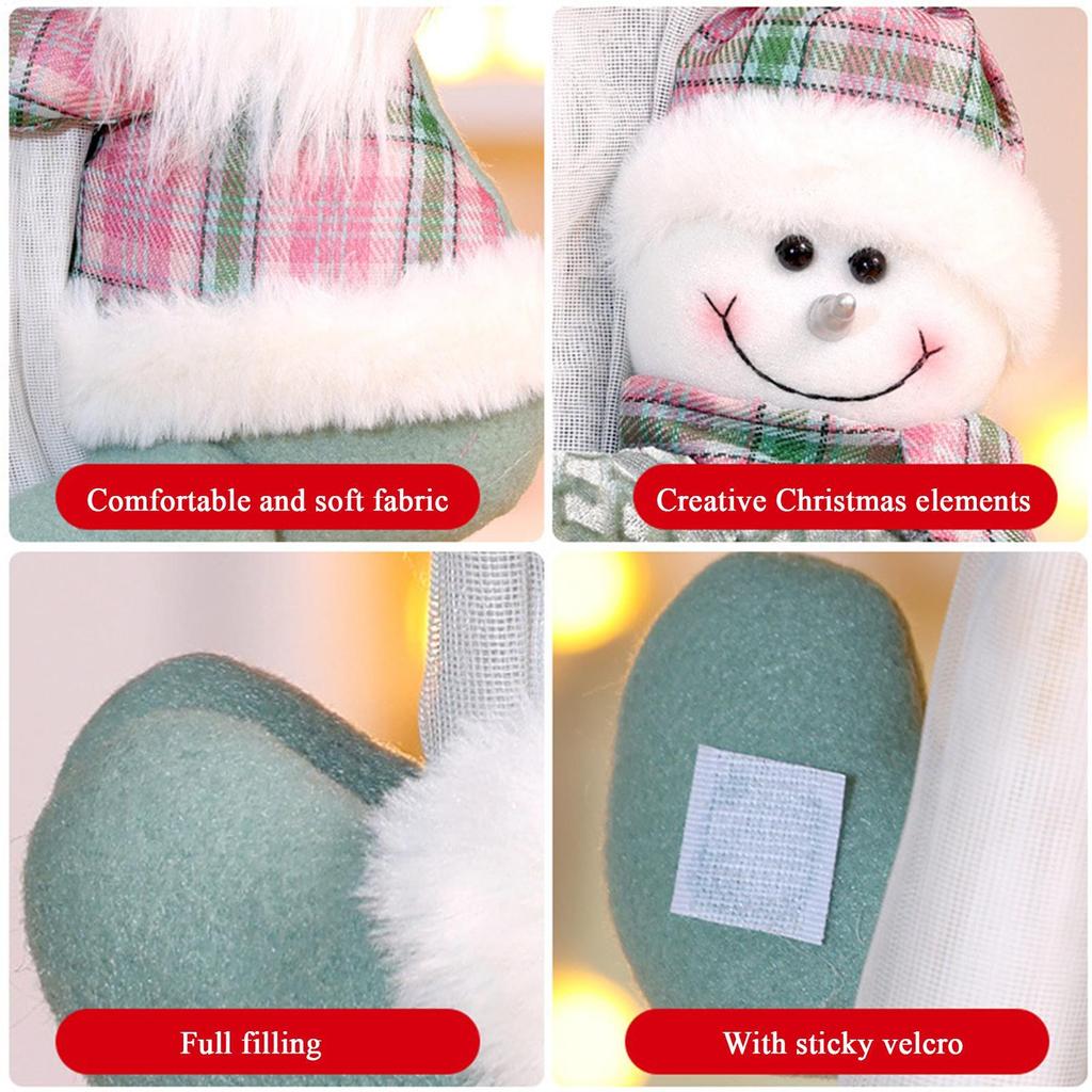 Tie Backs Snowman Dwarf Drapery Holders Christmas Drape Buckles For Home Bedroom Living Room Bathroom Nursery Dorm Hotel