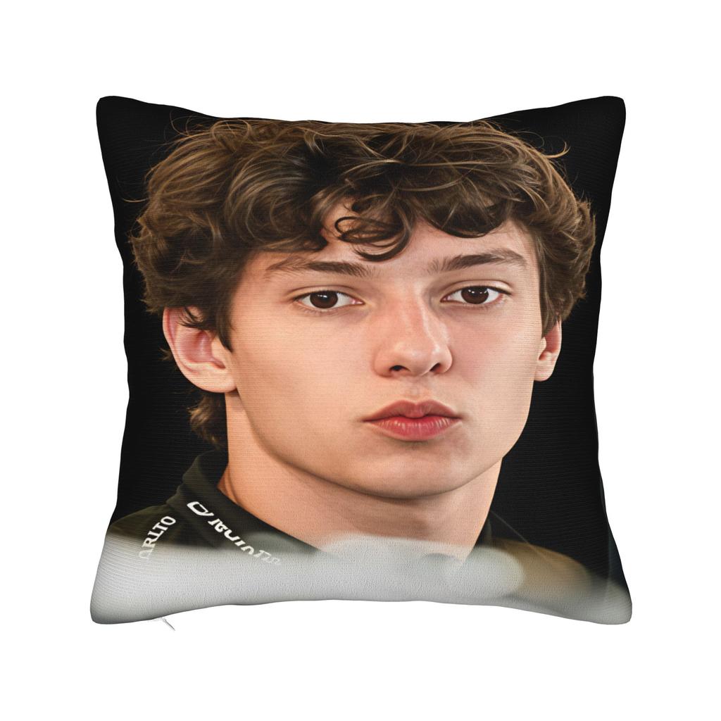 Kimi Antonelli Racing 12 Pillow Cover Fashion Pillow Case For Living Room Sofa Comfy Pillowcases Gift